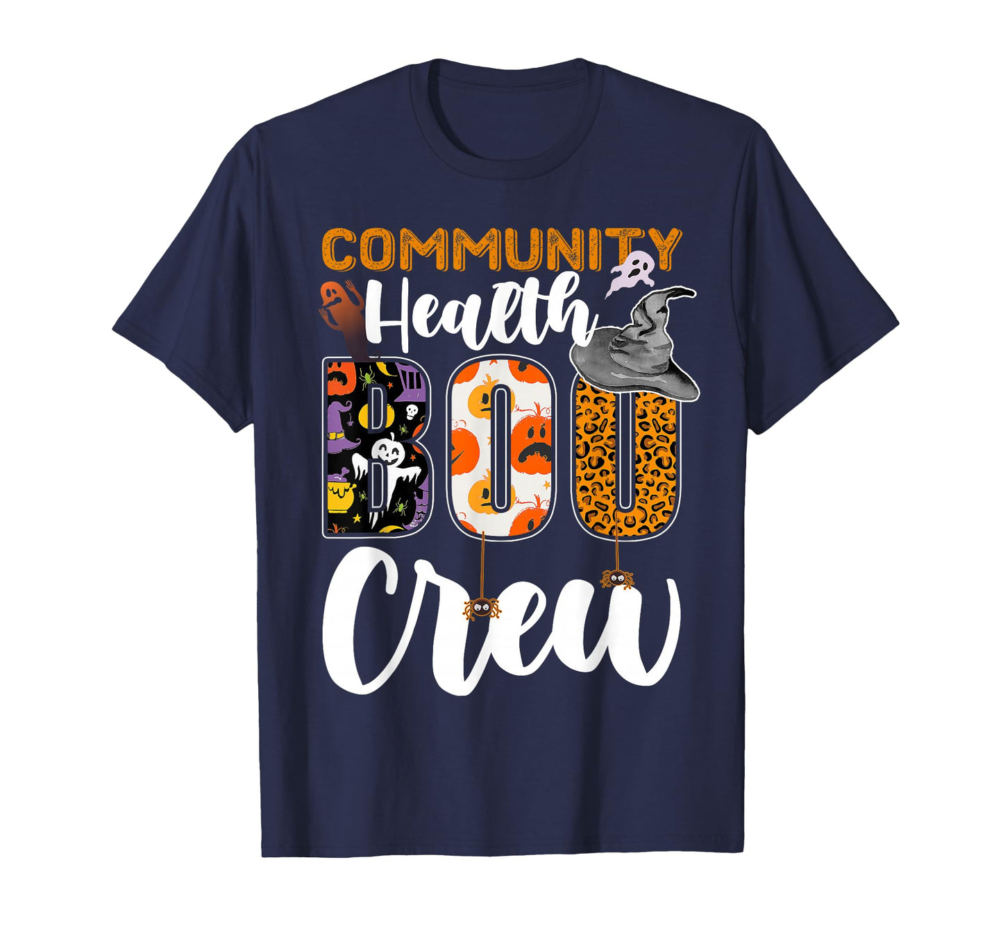 Community Health Boo Crew Halloween Match Med T-Shirt