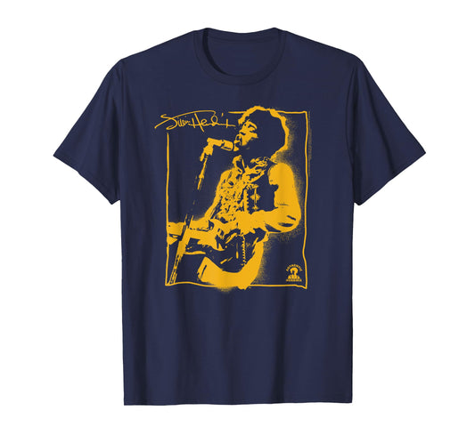 Jimi Hendrix Spray Paint Graffiti Portrait Vintage Band T-Shirt