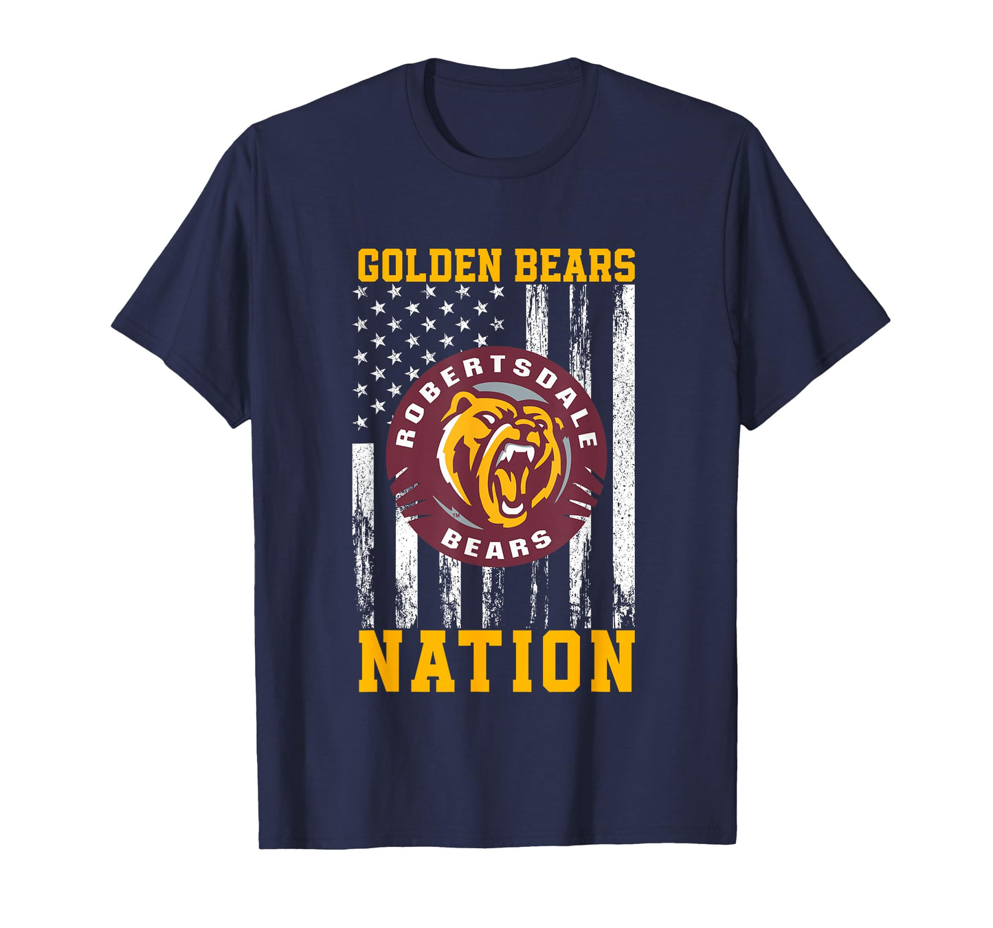 Robertsdale Golden Bears Logo Nation HS T-Shirt