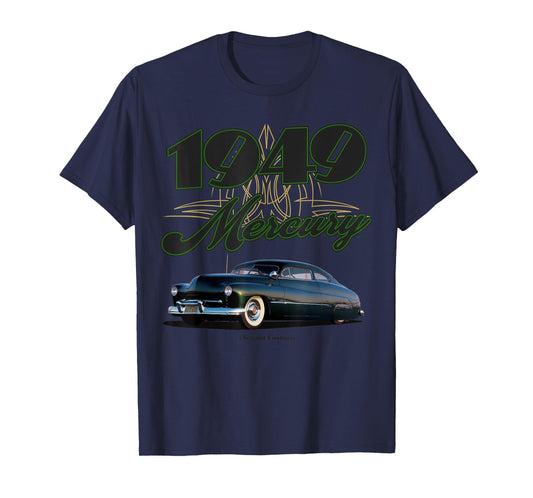 1949 Sam Barris Mercury 3.0 Lowrider Kustom Lead Sled HotRod T-Shirt