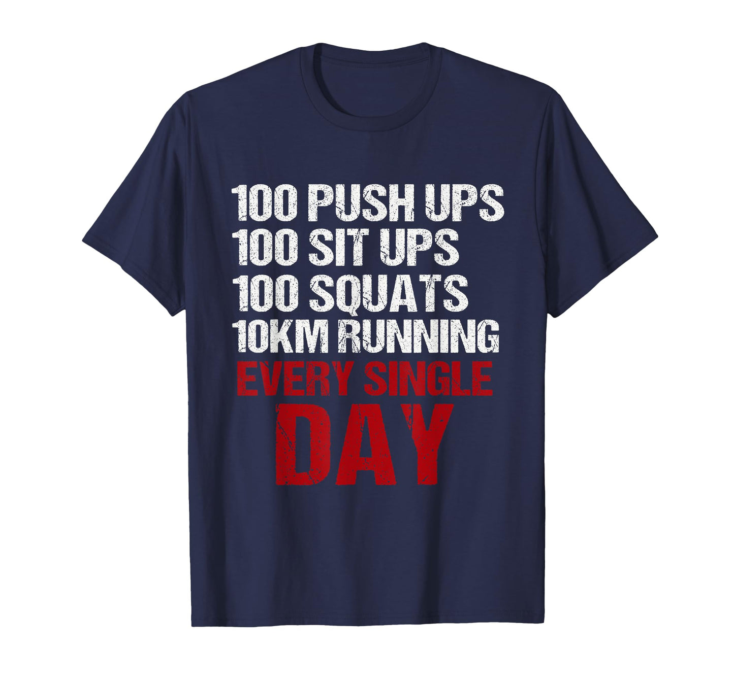 Push Ups Sit Ups Squats Running Bodybuilding Power gift T-Shirt