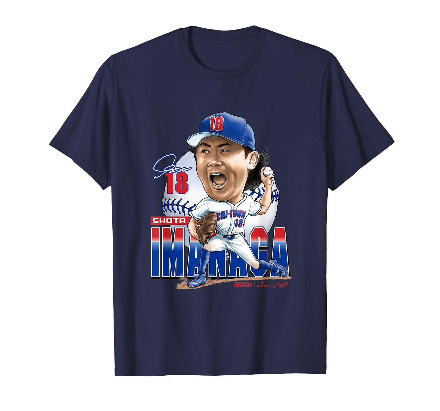 Shota Imanaga Chicago Baseball Mudge Studios T-Shirt