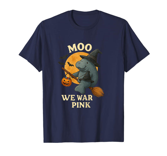 Cute Witch Manatee Halloween Outfit with Pumpkin Candy Bucke T-Shirt