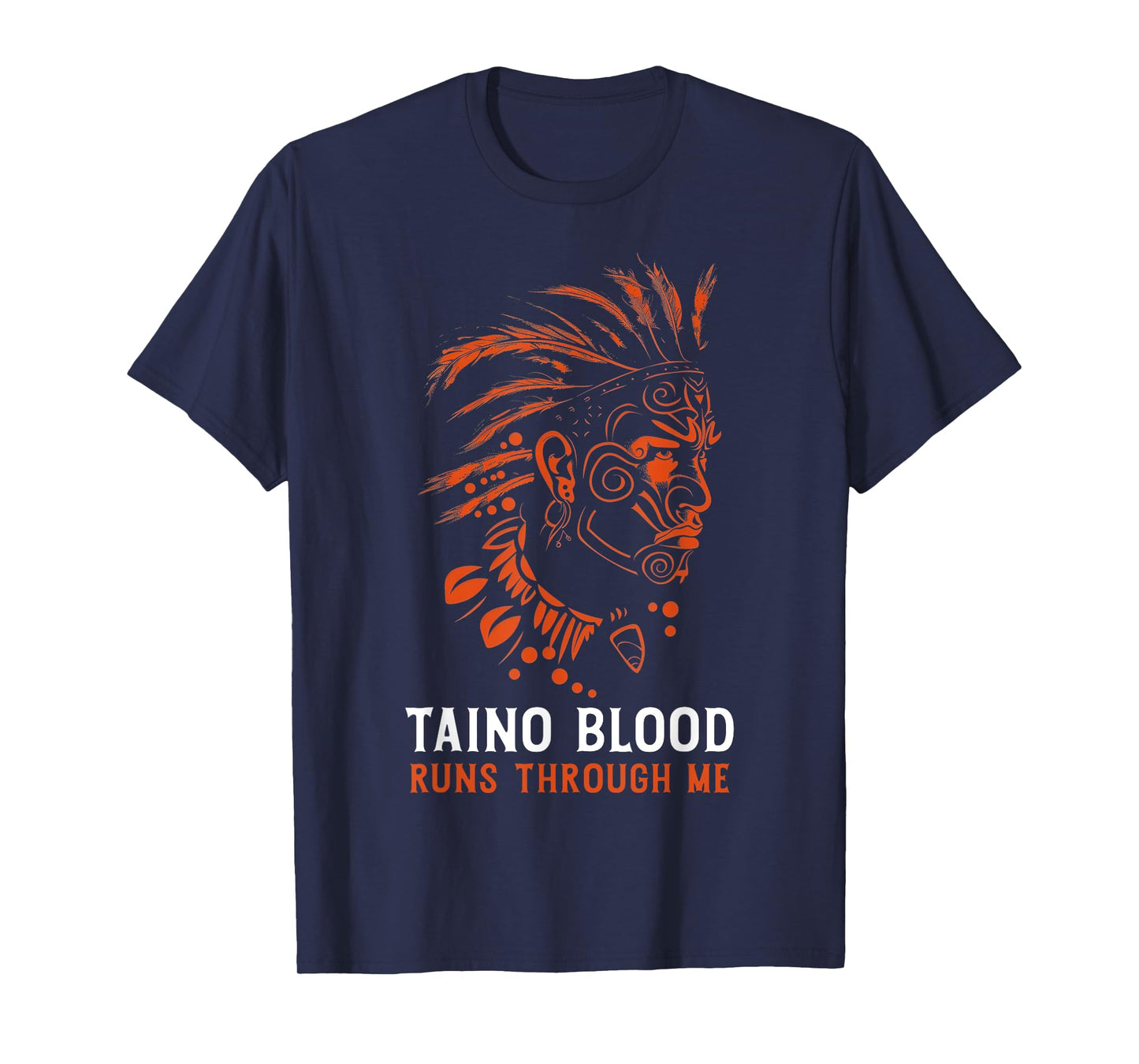Taino Blood Runs Through Me Boricua Boriken Pride T-Shirt