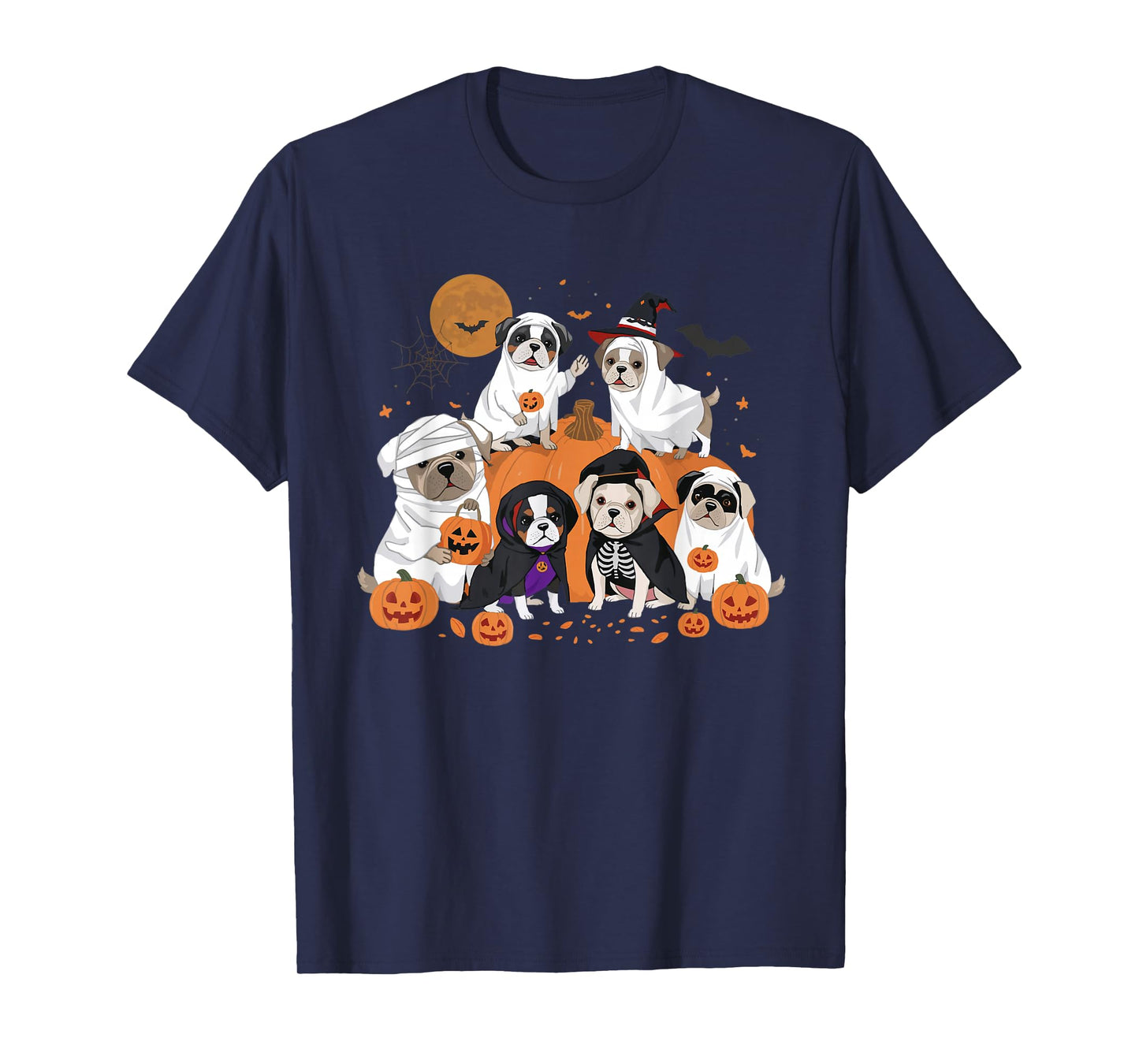 Cute Mummy Witch Ghost Halloween Dog Costume Men Women Kids T-Shirt