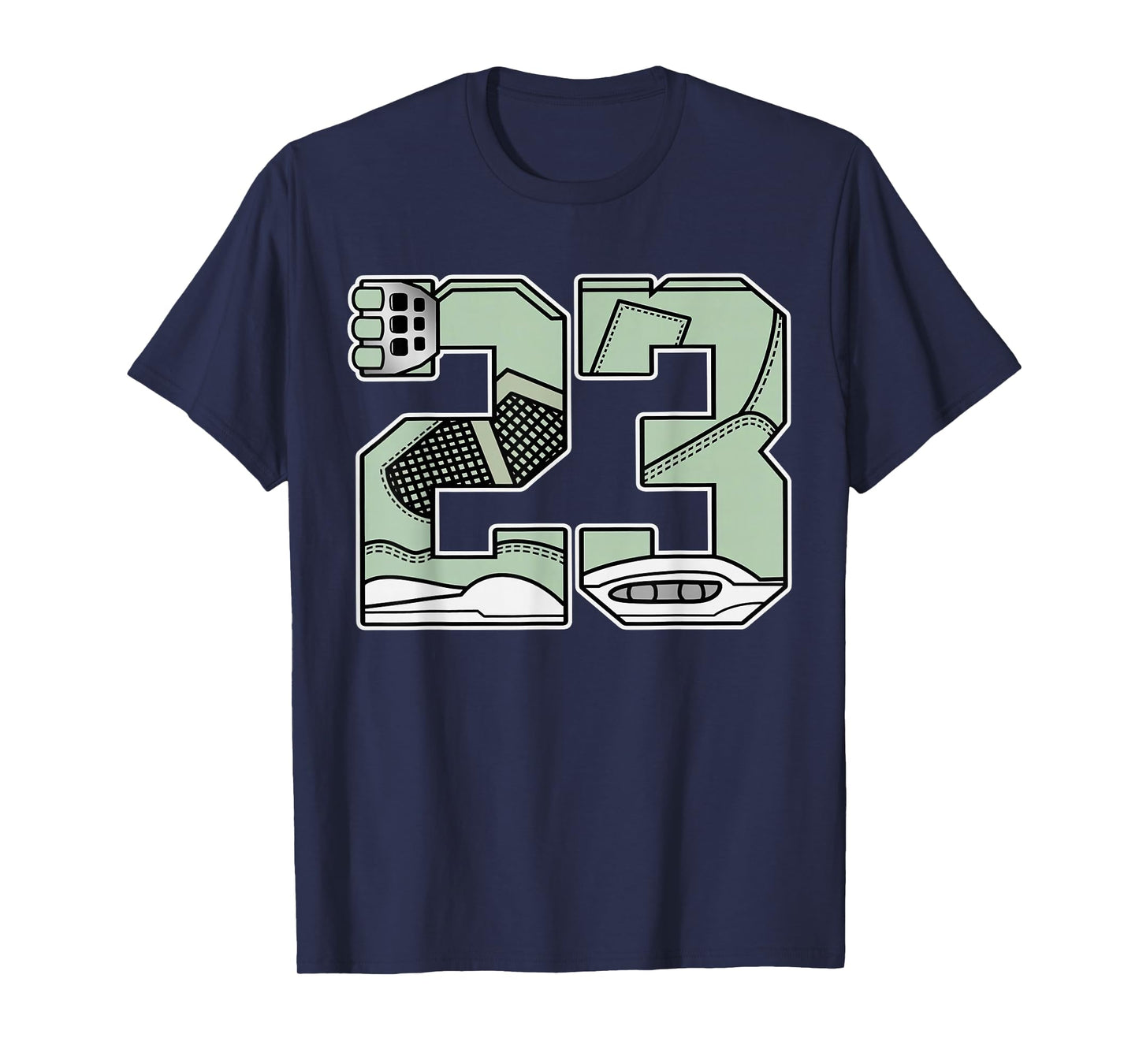 Number 23 Seafoam Abundance 4s Matching Tee For Men Women T-Shirt