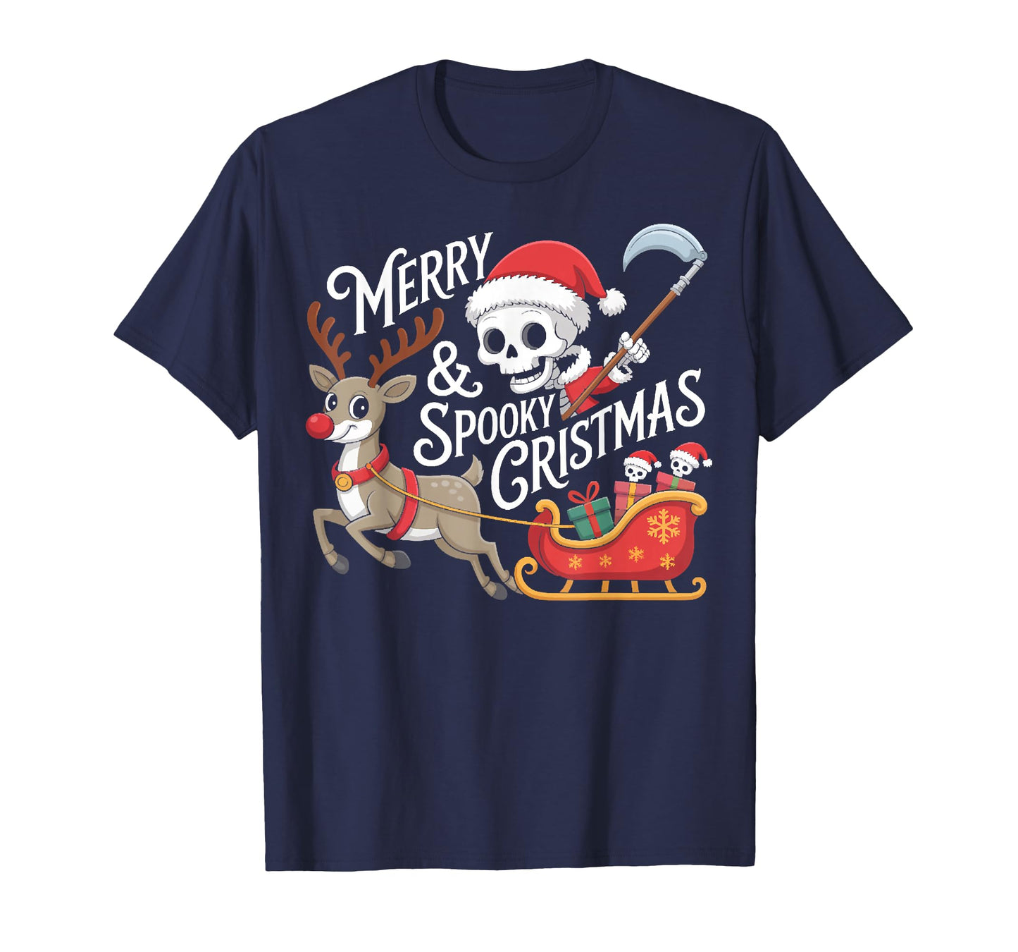 Cute Oh Christmas Bee Xmas Family Xmas Holidays Outfit T-Shirt