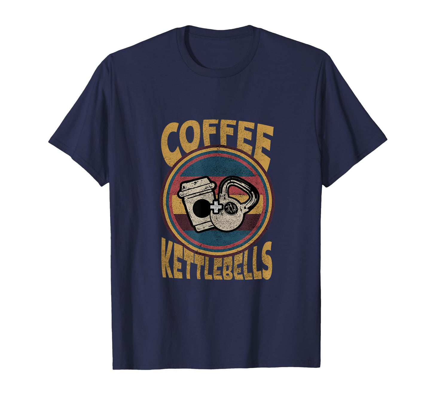Coffee Kettlebells Funny Workout Fitness Bodybuilding T-Shirt