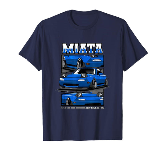 Japanese Miata Car Retro Vintage Sports Car Legend 90s T-Shirt