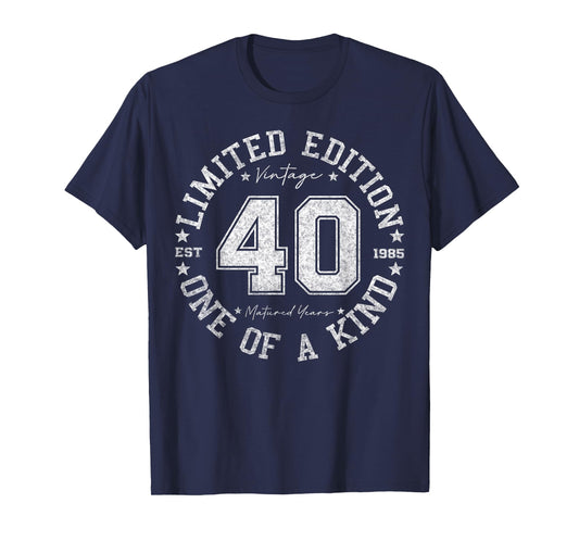40 Year Old Gifts Vintage 1985 Limited Edition 40th Birthday T-Shirt