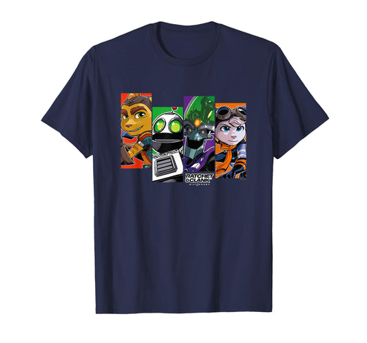 Ratchet & Clank Rift Apart Character Grid T-Shirt