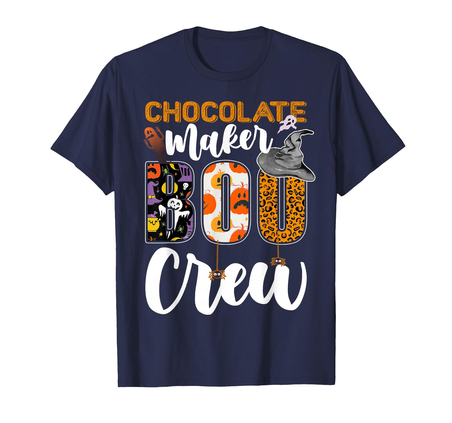 Chocolate Maker Boo Crew Halloween Match Chocolatier T-Shirt