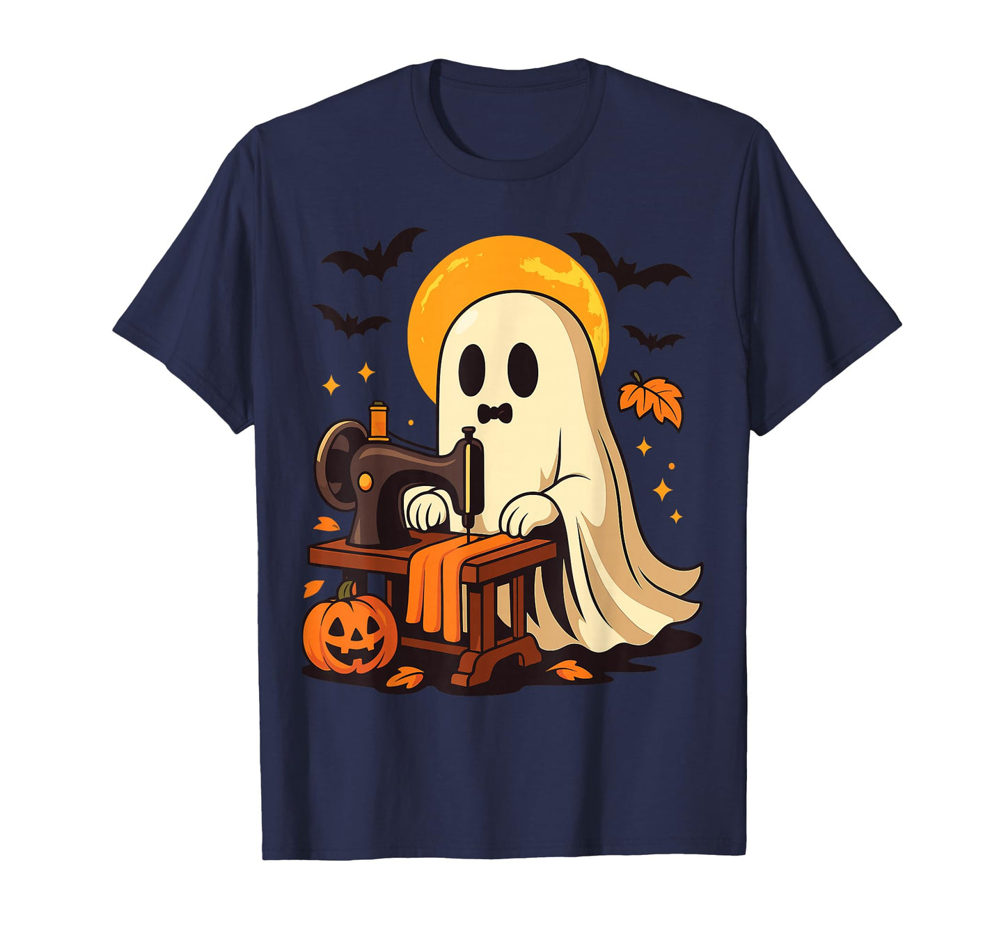 Sewing Ghost Costume Quilting Halloween Shirt T-Shirt