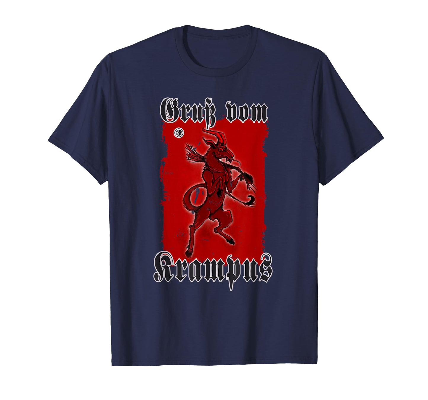 Greeting from Krampus Christmas Legend Figure T-Shirt