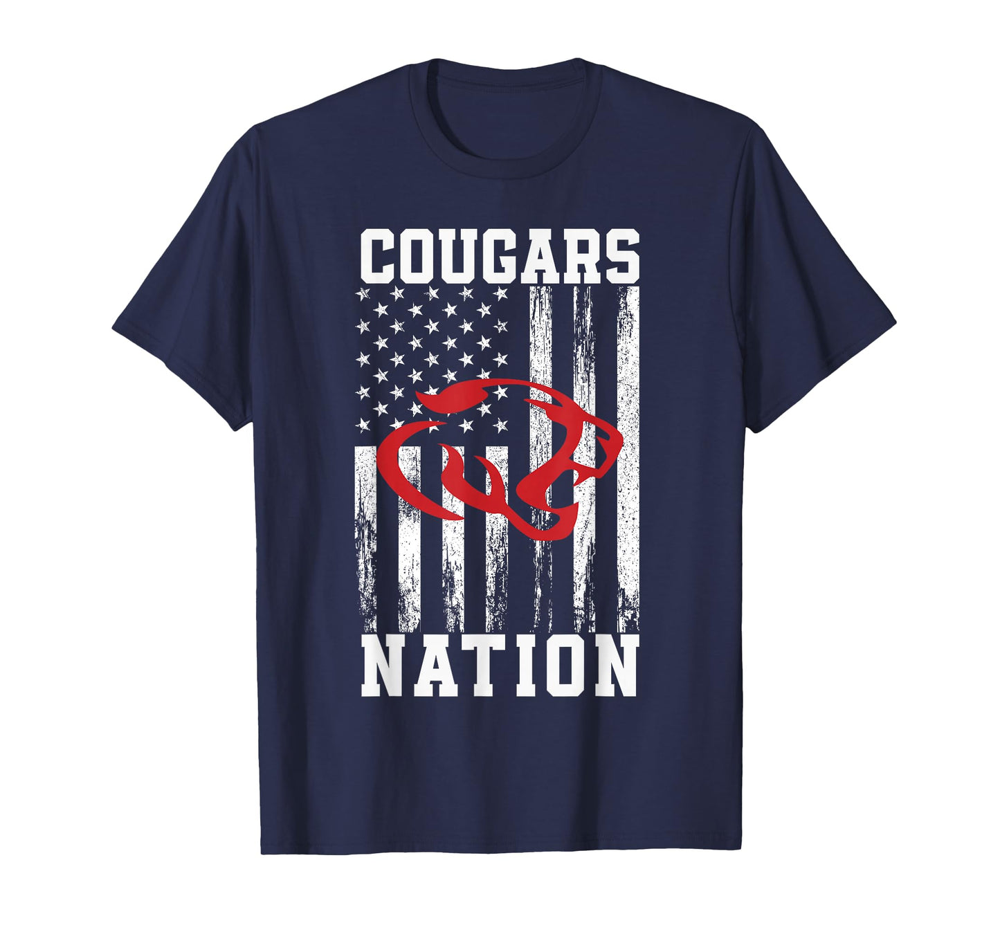 Crosby Cougars Logo Nation HS T-Shirt