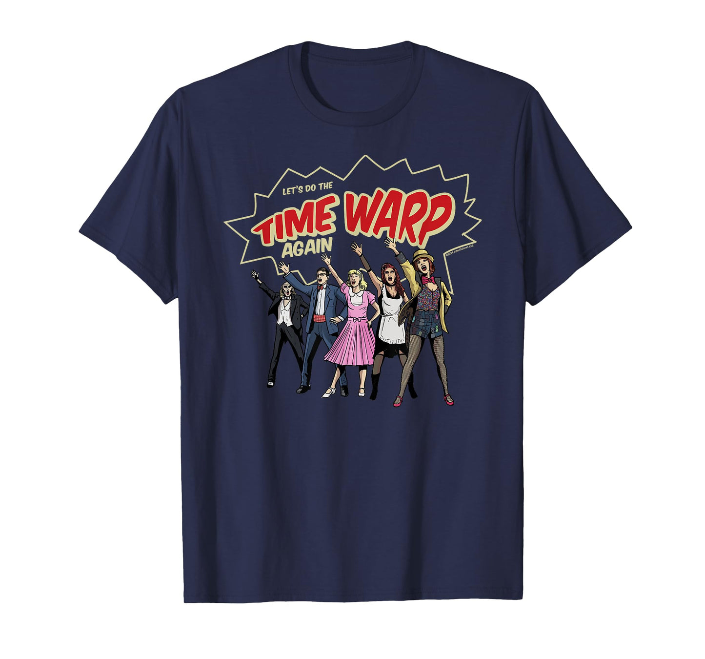Rocky Horror Show Time Warp Lineup T-Shirt