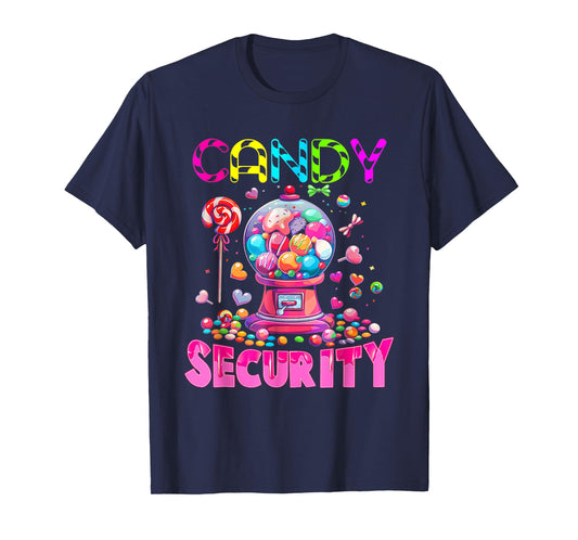 Candy Security Candyland Costume Kids Teens Adult T-Shirt