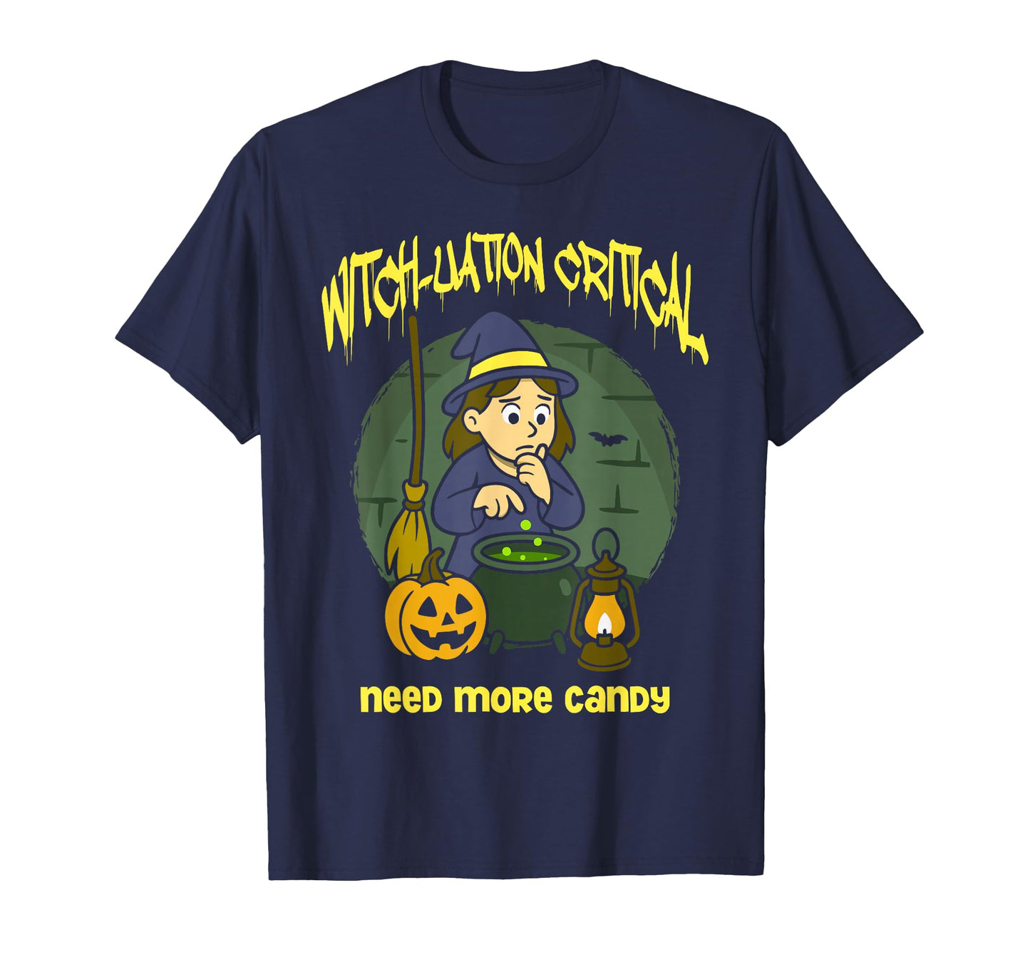 Witch-uation Critical Halloween Spooky Haunted Season T-Shirt