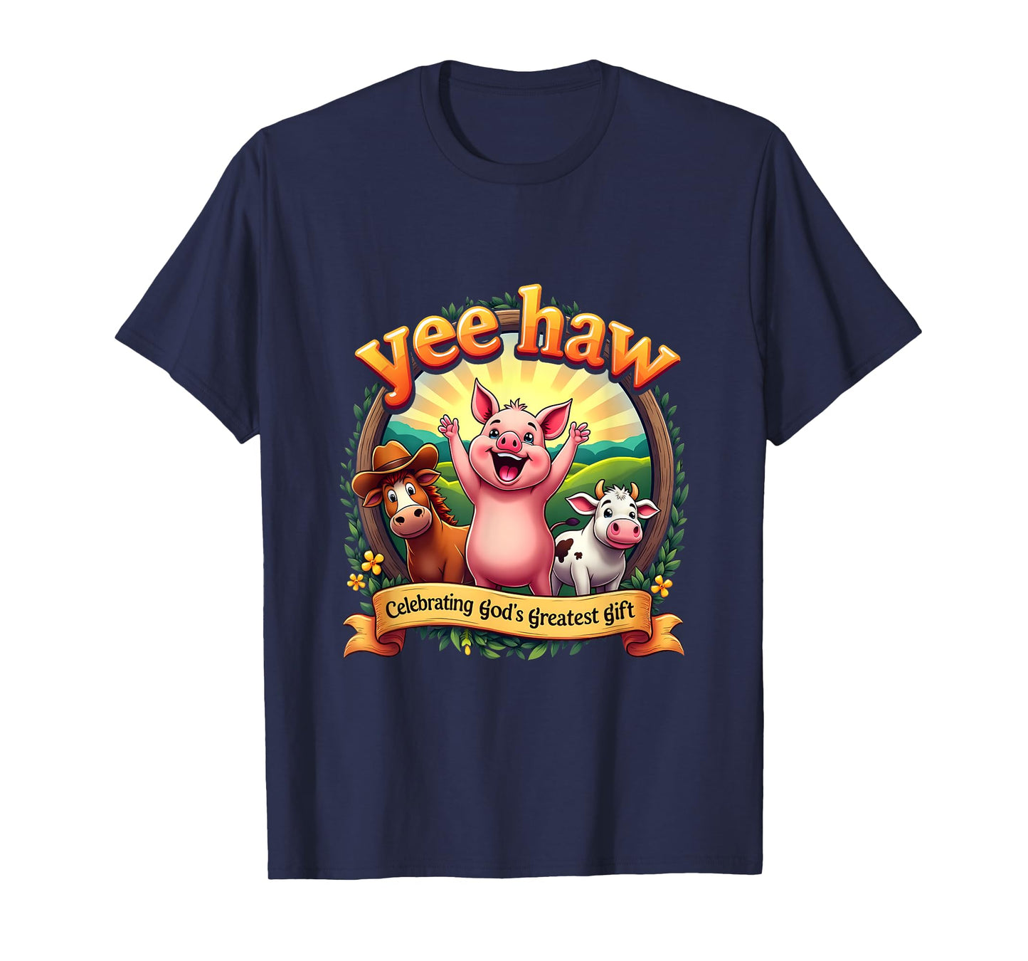 Yee Haw Youth VBS 2025 Celebrating Greatest Camp T-Shirt