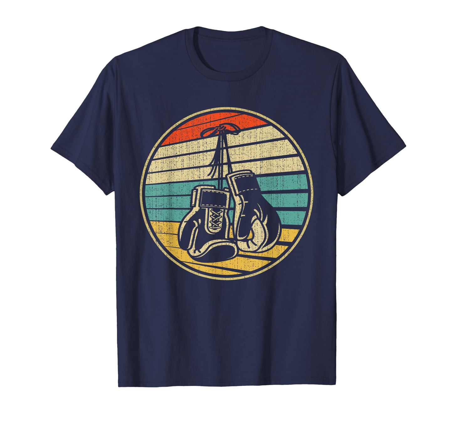 Vintage Retro 60s 70s Style Boxing Gloves Boxer Player Lover T-Shirt