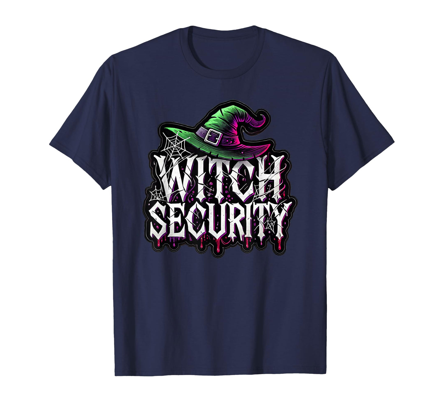 Witch Security Easy Husband of Witches Costume Fun Boyfriend T-Shirt