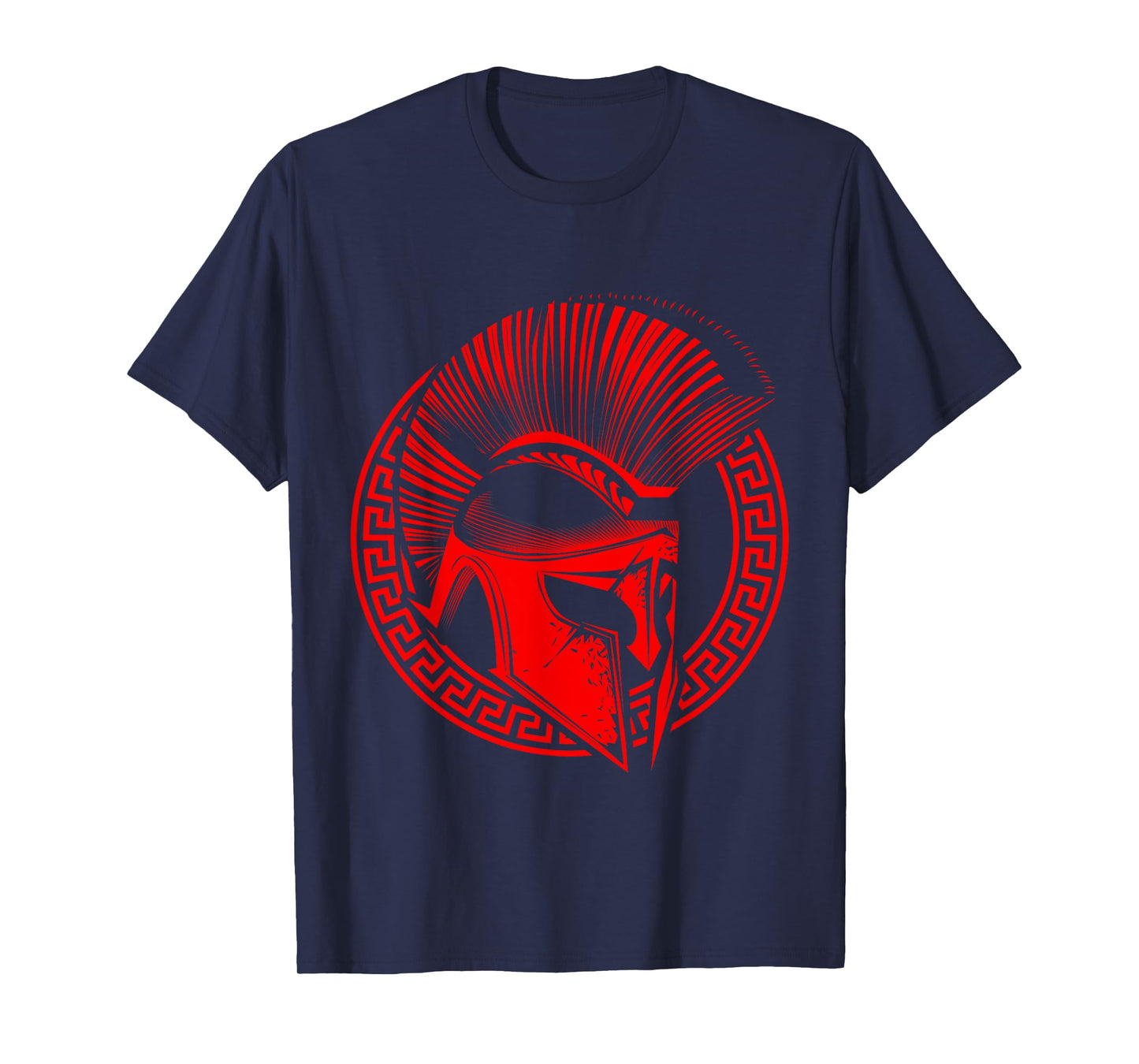 Spartan Helmet Gym Gladiator Symbol Workout Warrior Sparta T-Shirt