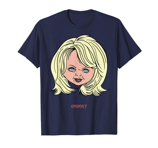 Chucky Tiffany Big Face Portrait T-Shirt