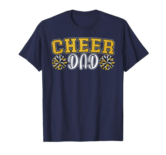 Proud Cheer Daddy My Favorite Cheerleader Calls Me Dad Men T-Shirt