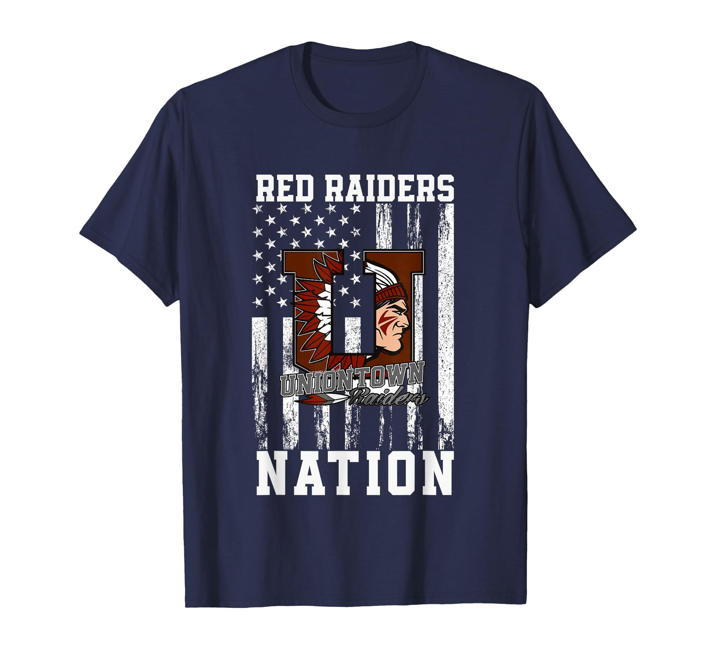 Uniontown Area Red Raiders Logo Nation HS T-Shirt