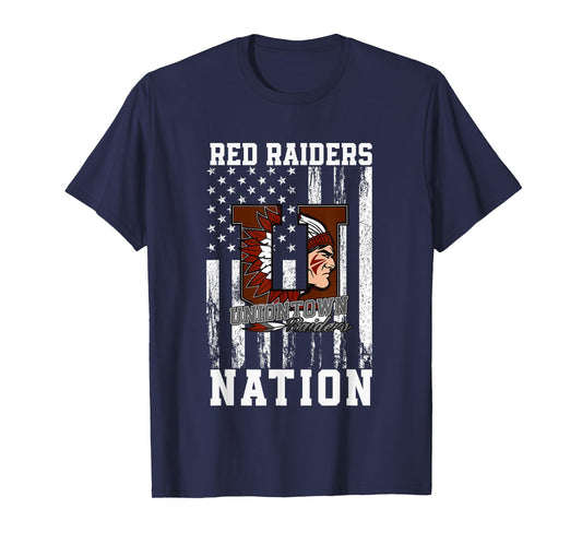 Uniontown Area Red Raiders Logo Nation HS T-Shirt