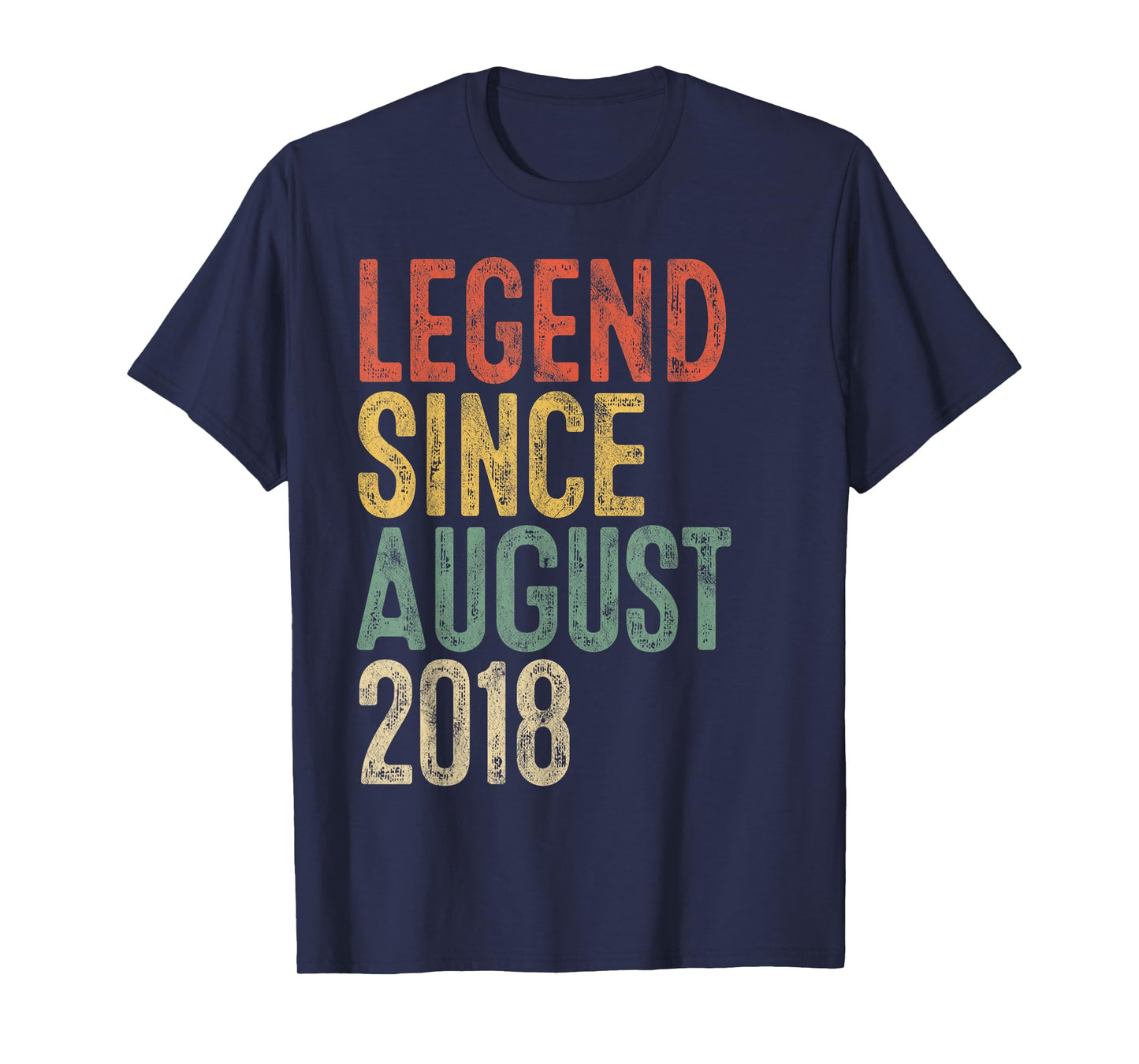 Legend 2018 7th Birthday Gifts for Boy Girl 7 Year Old T-Shirt