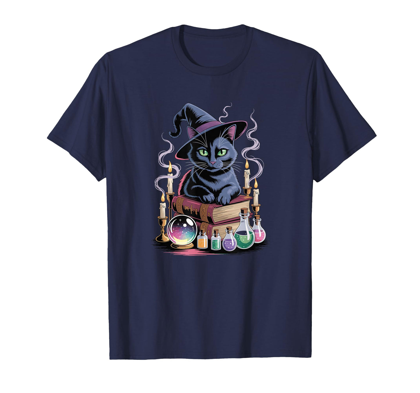 Halloween Witch Bombay Cat T-Shirt