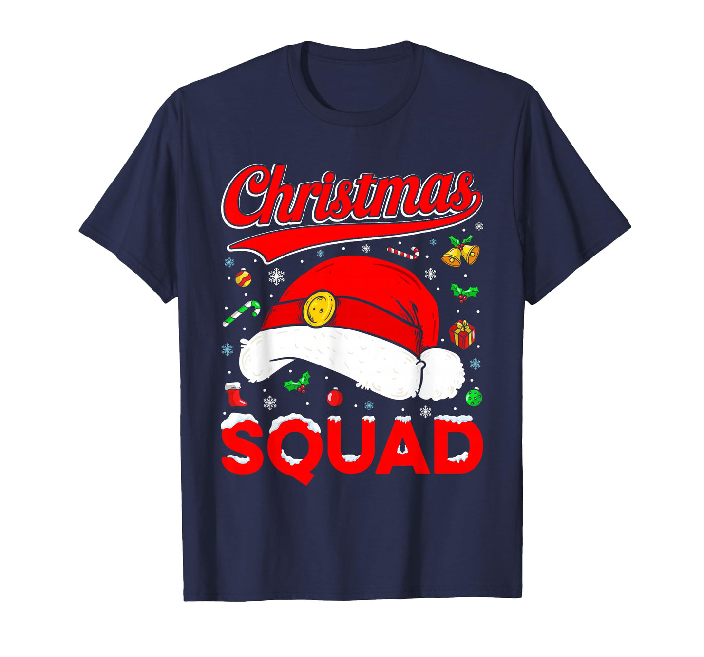 Christmas Squad Funny Xmas Tree Family Matching Pajamas Boys T-Shirt