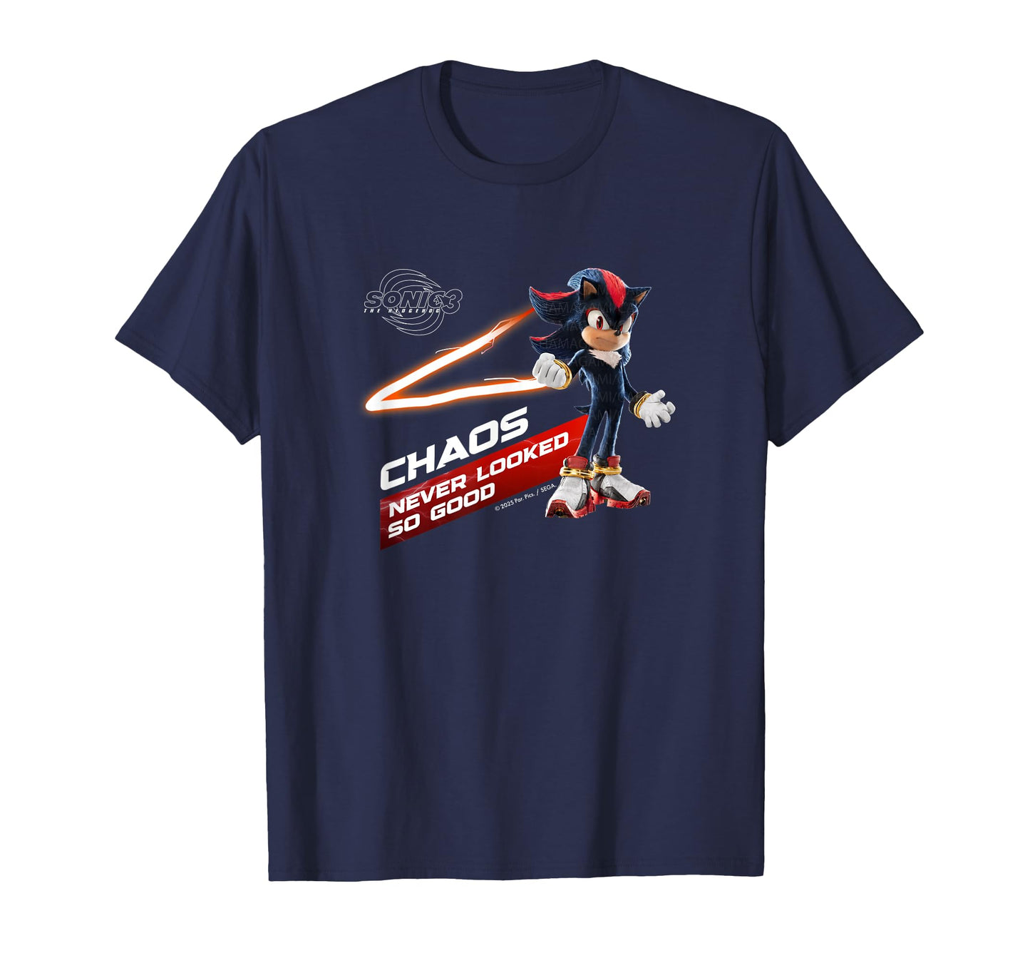 Sonic the Hedgehog 3 - Shadow "Chaos Never Looked So Good" T-Shirt