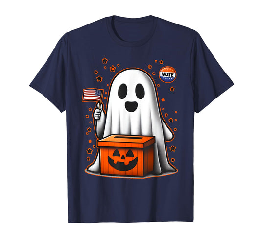 Vote Halloween Ghost Spooky Election Political Kids Adults T-Shirt