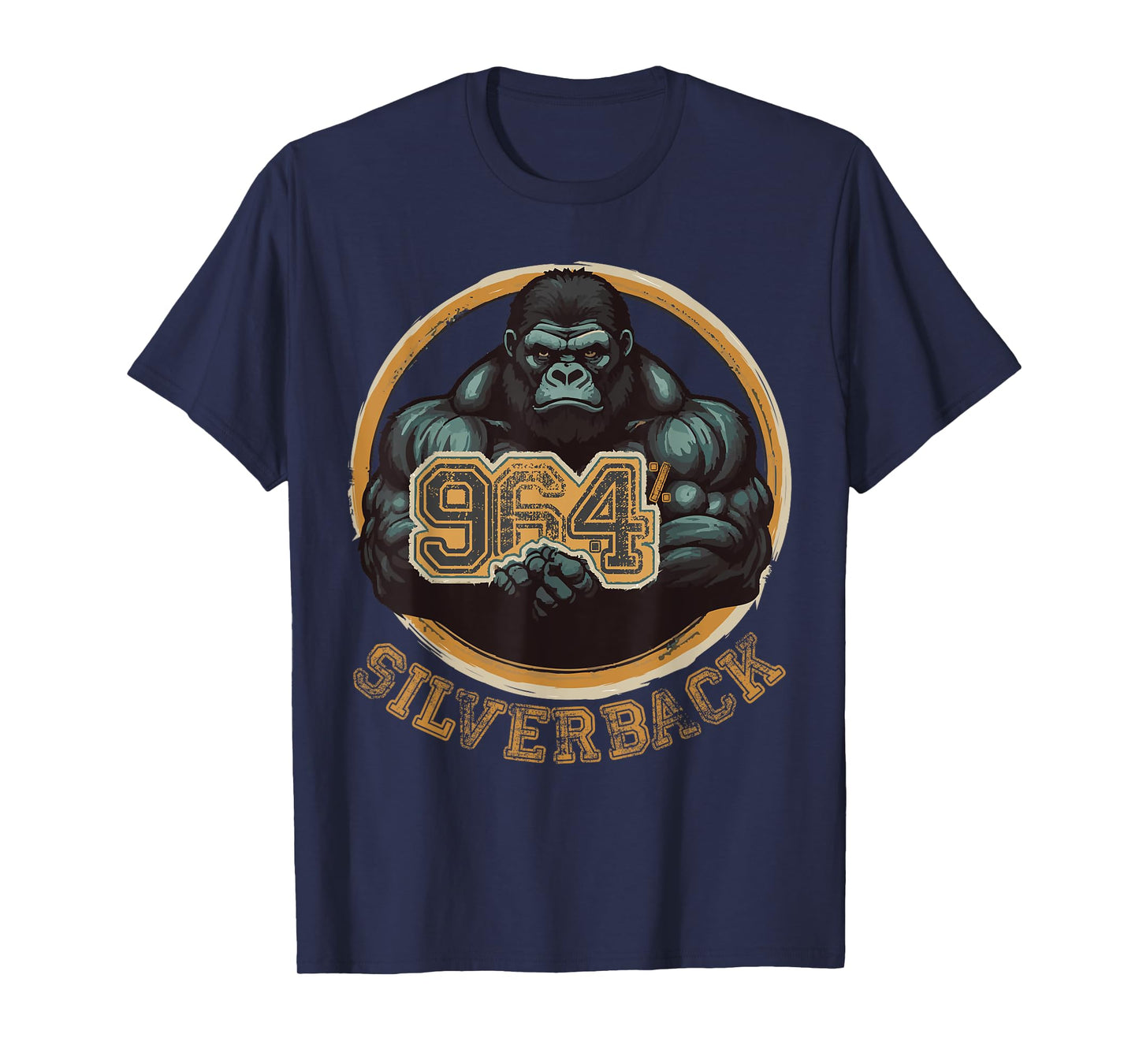 96.4% Silverback Gorilla, gym apparel, body building, gym T-Shirt