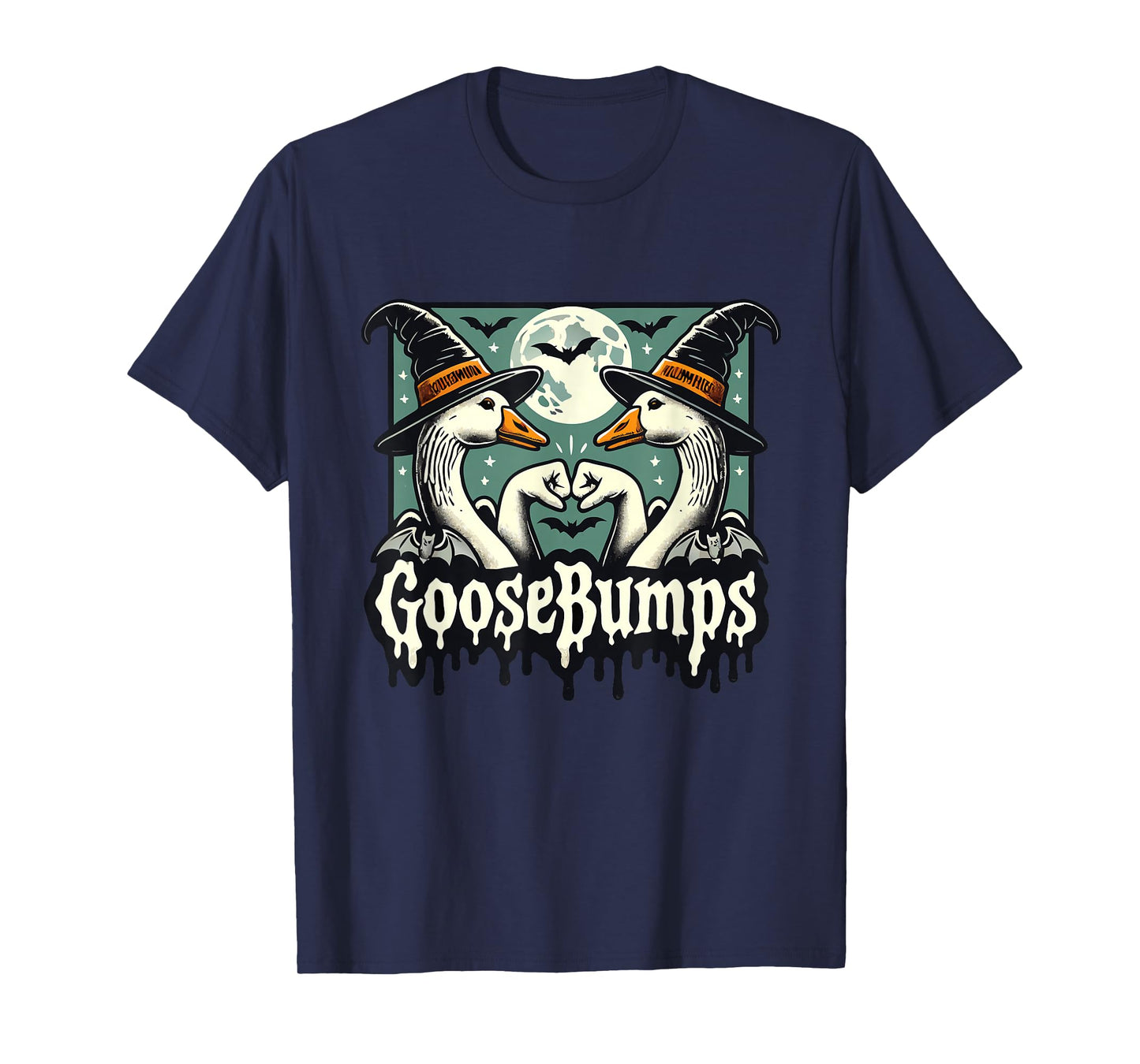 Goose Bumps Goosebumps Funny Geese Fist Bump Halloween T-Shirt