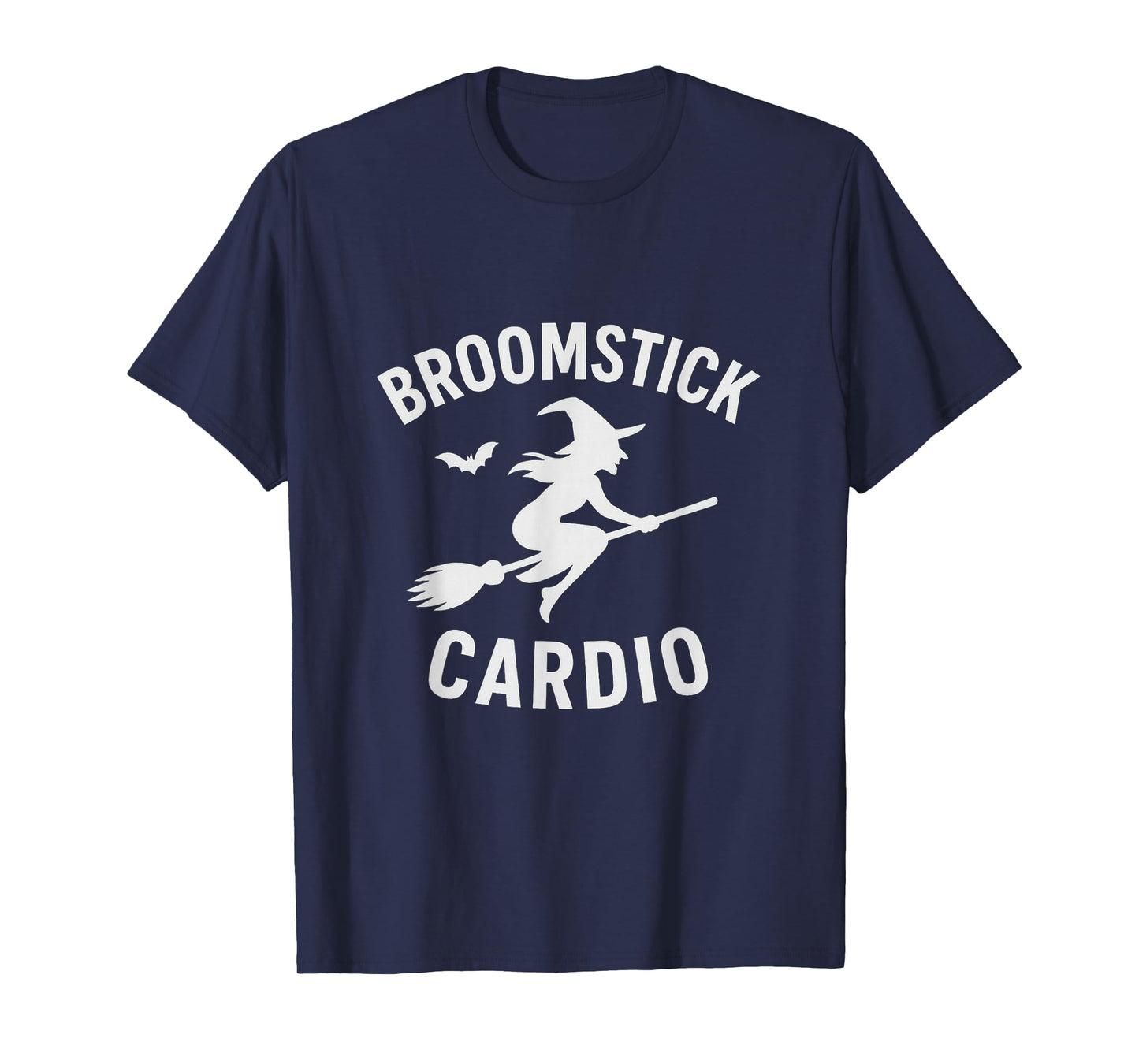 Broomstick Cardio Witch Halloween Workout T-Shirt