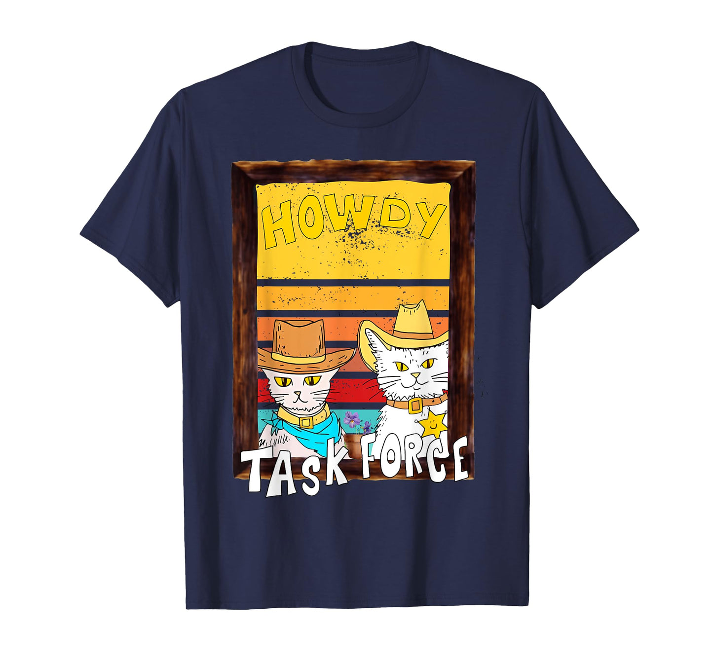 Howdy merch. Howdy task force funny design. Funny cat T-Shirt