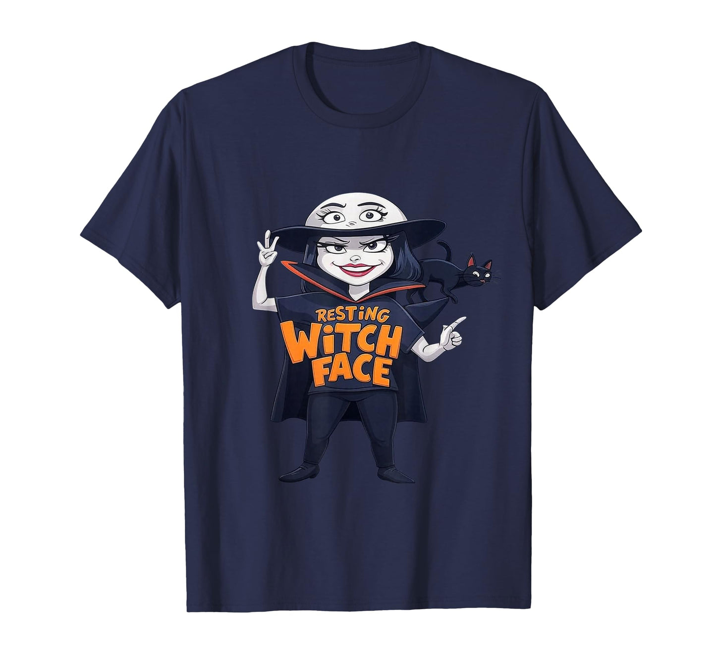 Resting Witch Face – Funny Halloween Witch for Women & Teens T-Shirt