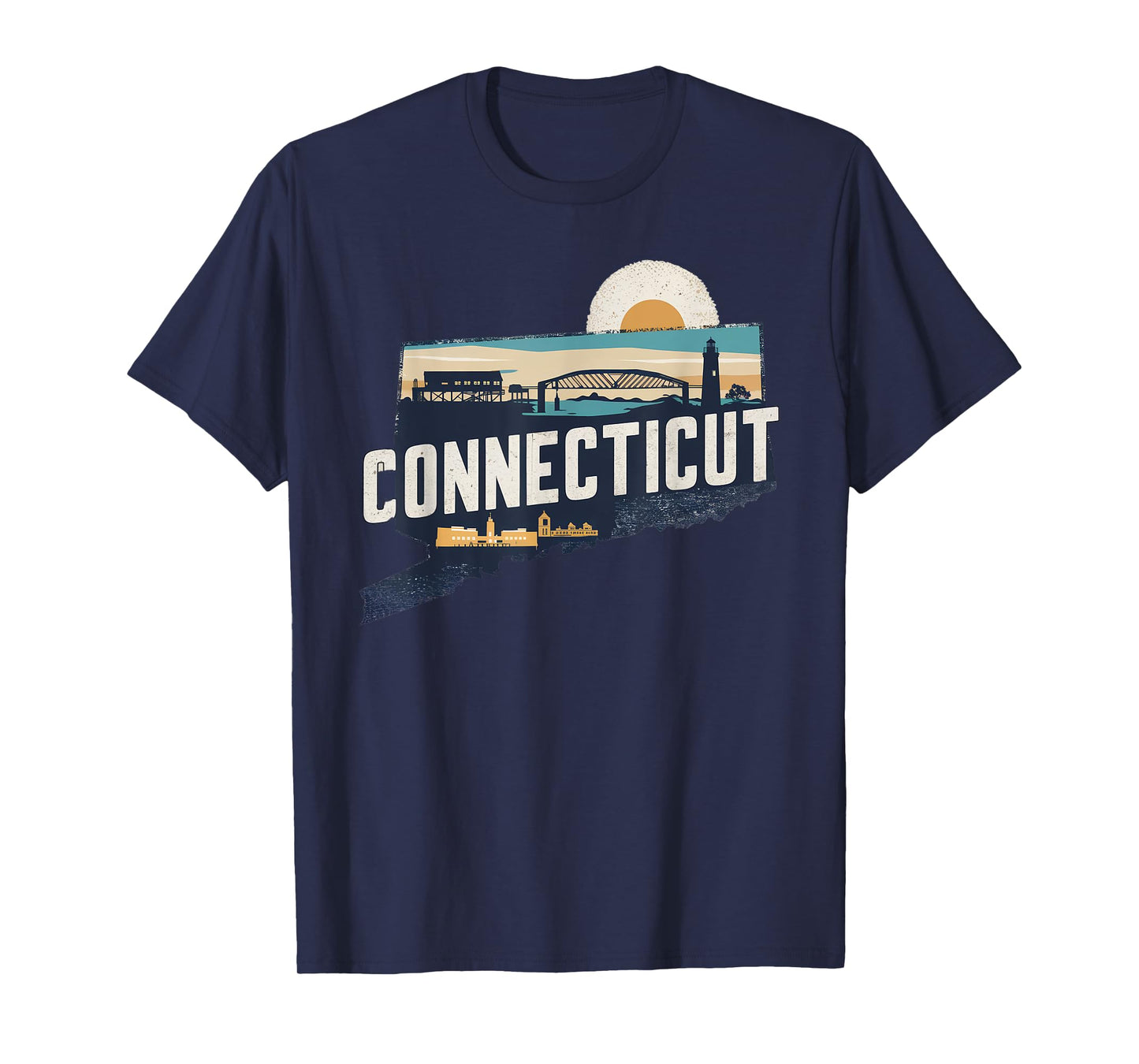 Connecticut State of Connecticut Retro Connecticut T-Shirt
