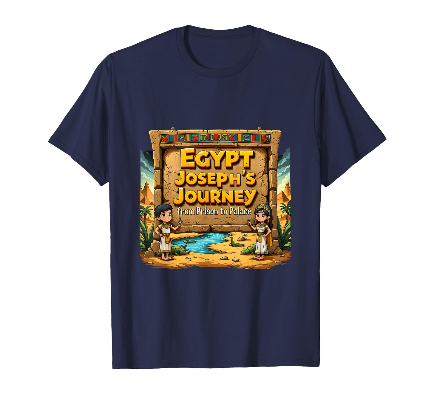 Kids VBS 2025 Camp Youth Trip Egypt Adventure T-Shirt