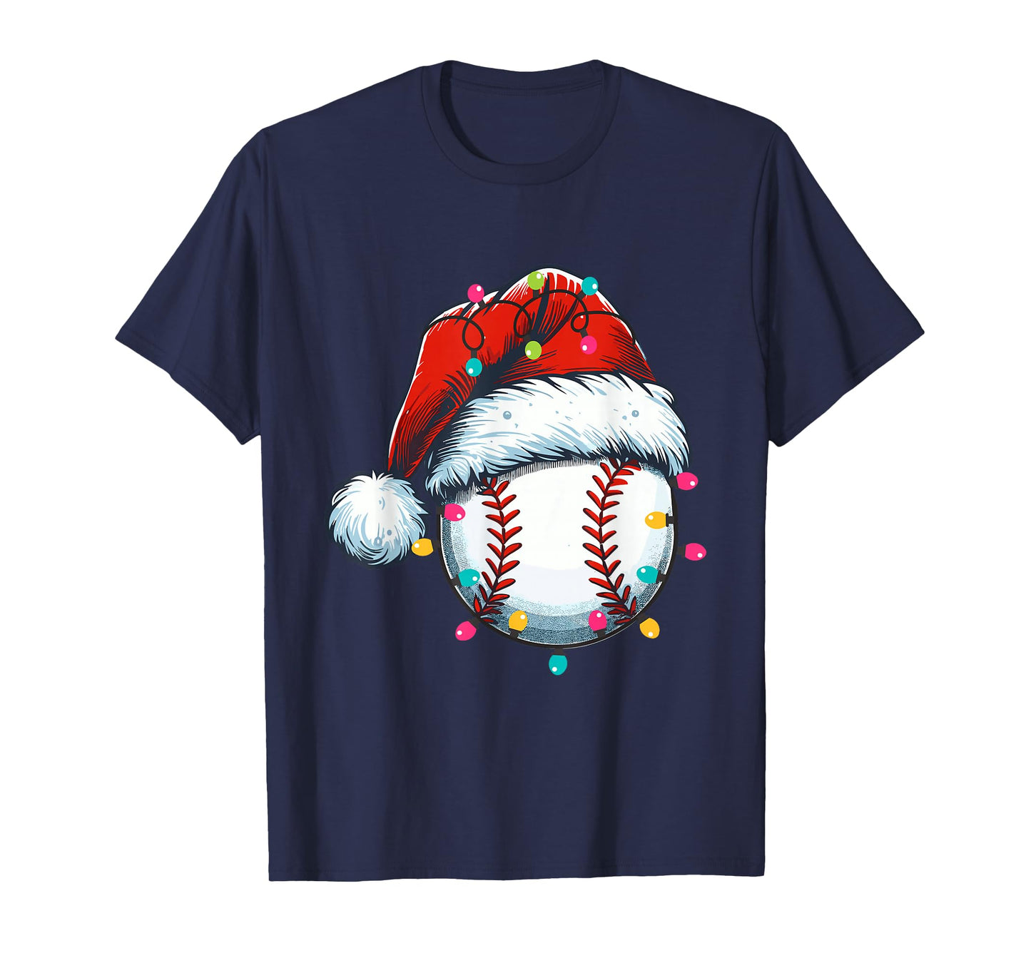 Christmas Baseball Lover Sports Player Funny Xmas Outfit T-Shirt