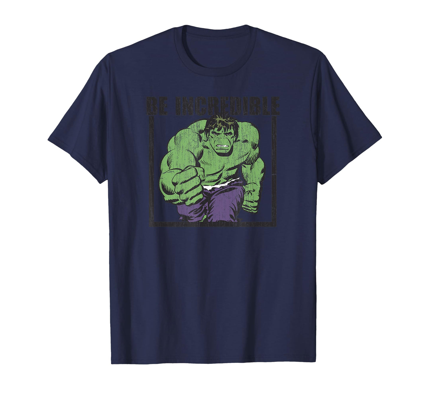 Marvel Comics Retro Classic Vintage Hulk Be Incredible T-Shirt