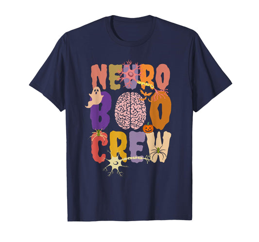 Neuro Boo Crew Halloween Anatomical Brain Anatomy Neurology T-Shirt