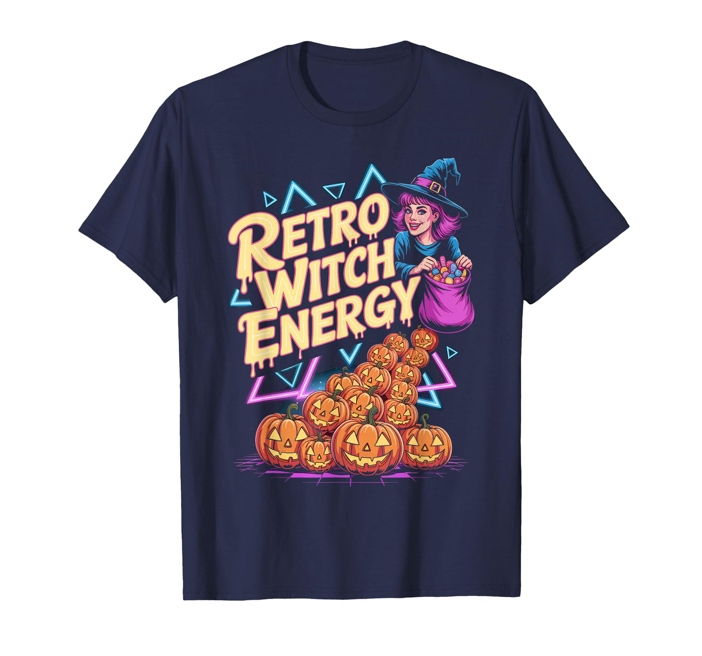 Retro Funny Witch Halloween T-Shirt
