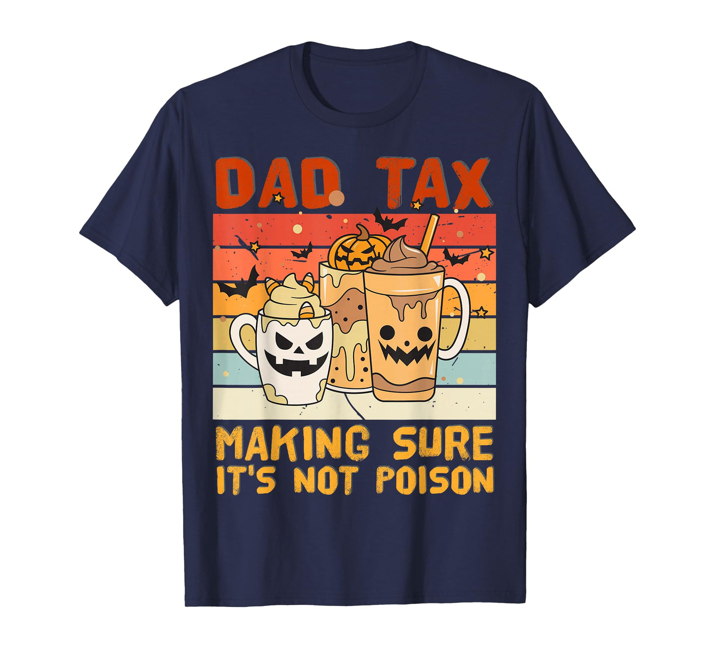 Funny Daddy Boo Halloween Family Matching Costume Ghost Dad T-Shirt
