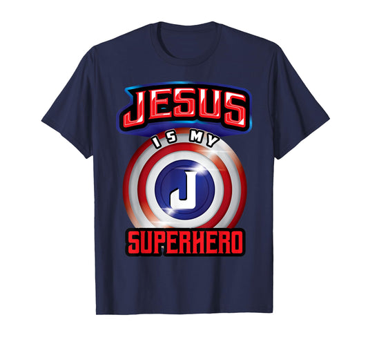 Jesus Is My Superhero | Cute Powerful Christian Gift T-Shirt