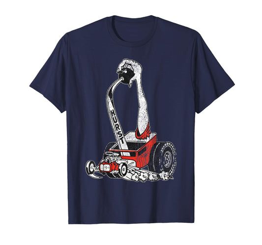 Retro Car Vintage Hurst Racer Meme Hand Engine Funny T-Shirt