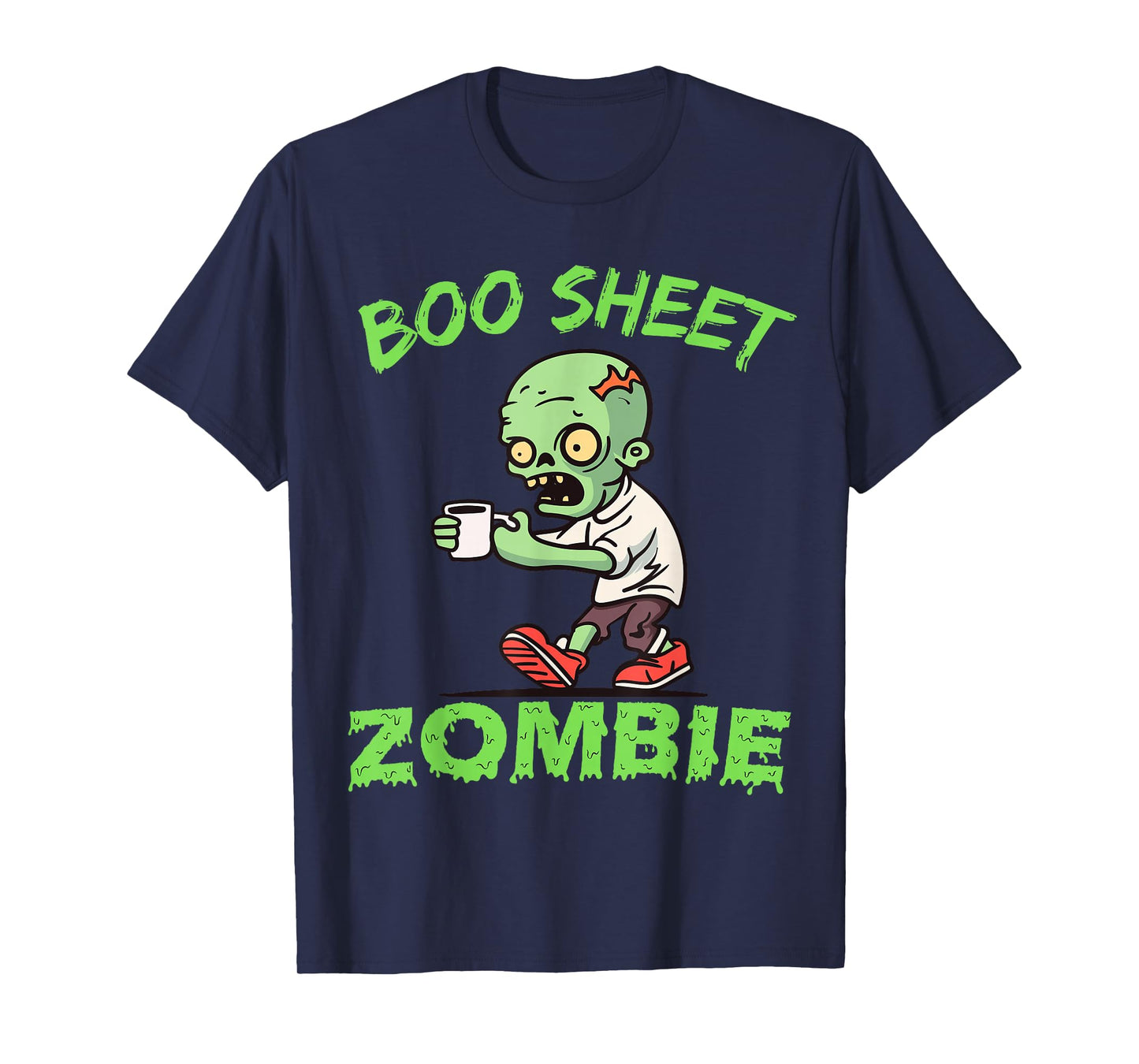 This is Boo Sheet Zombie Retro Halloween Costume Men Women T-Shirt